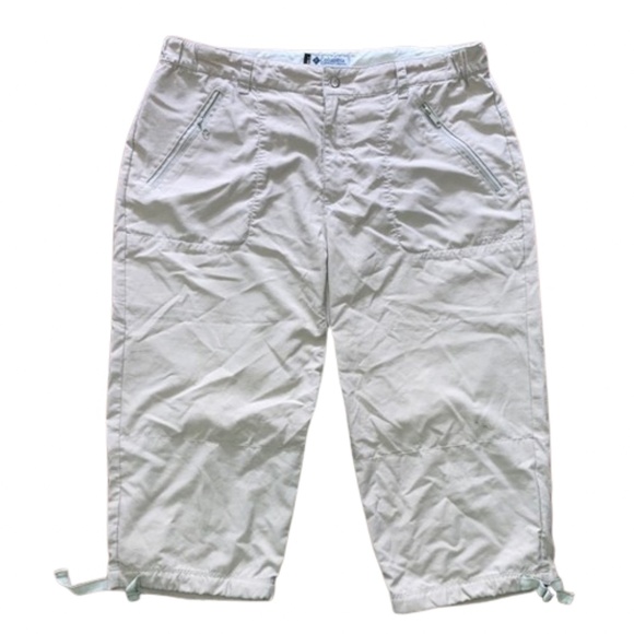 COLUMBIA Omni Dry Shorts Drawstring Khaki - Picture 1 of 11